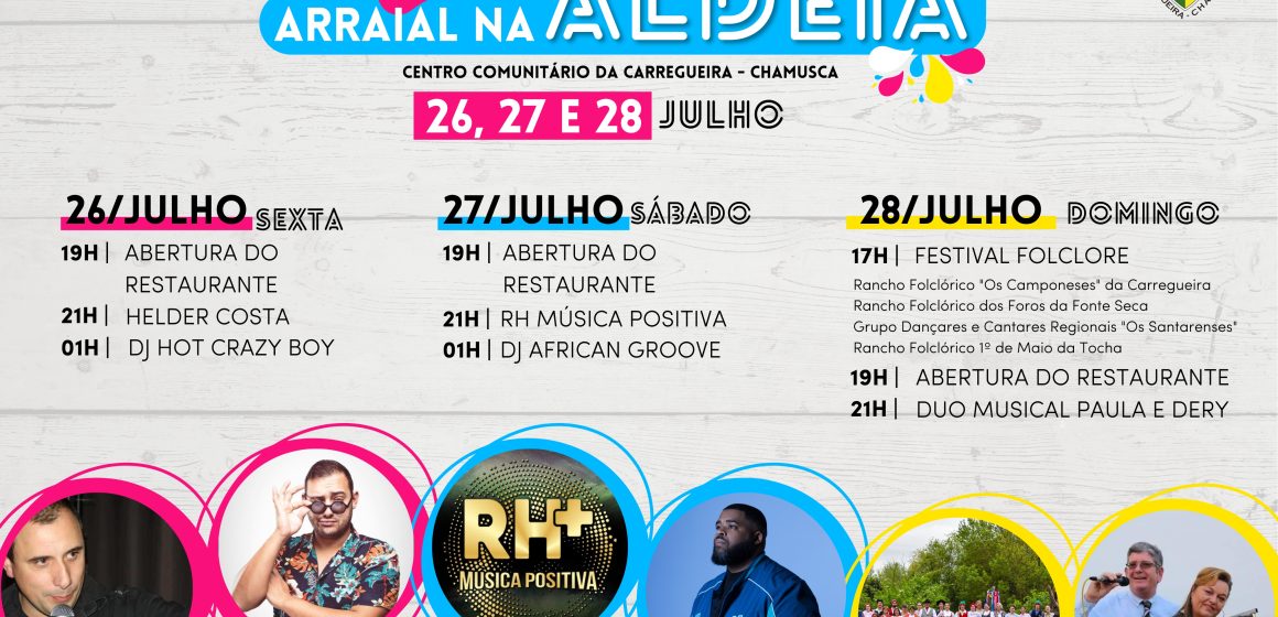 Carregueira recebe ‘Arraial na Aldeia’