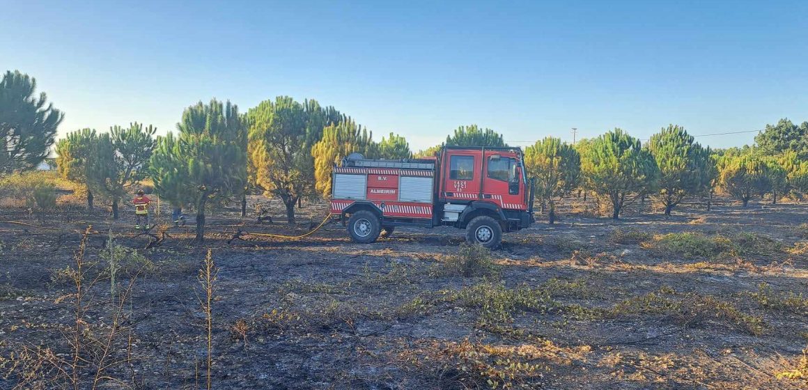 Fogo no Frade de Cima mobilizou perto de 50 operacionais