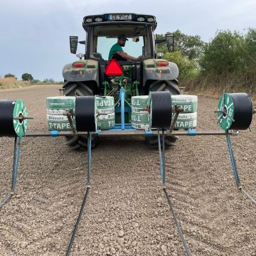 Consórcio do ensaio de rega gota-a-gota na cultura do arroz organiza dia de campo